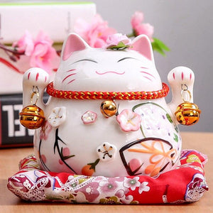 Maneki-Neko Money Box 'Porcelain'