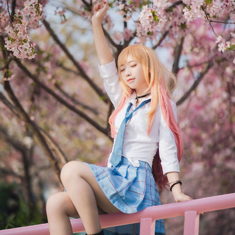Marin Kitagawa Cosplay My Dress-Up Darling Costume + Wig / L