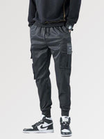 Load image into Gallery viewer, Mens Black Cargo Pants &#39;Nichinan&#39;
