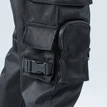 Load image into Gallery viewer, Mens Black Cargo Pants &#39;Nichinan&#39;
