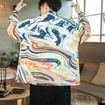 Load image into Gallery viewer, Men&#39;s Colored Kimono Jacket &#39;Kojima&#39;
