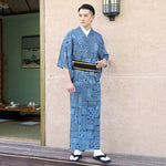 Load image into Gallery viewer, Japanese Mens Kimono &#39;Azuma-Kofuji&#39;
