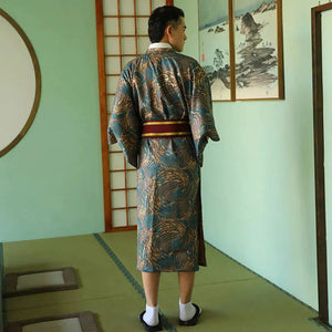 Mens Japanese Silk Kimono 'Haruna'