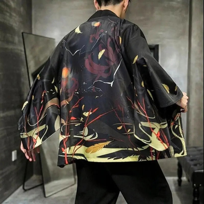 Mens Japanese Style Kimono 'Pentagon'