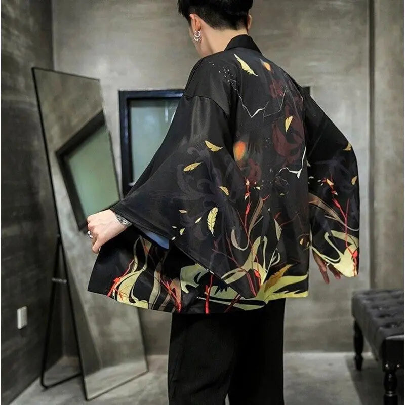 Mens Japanese Style Kimono 'Pentagon'