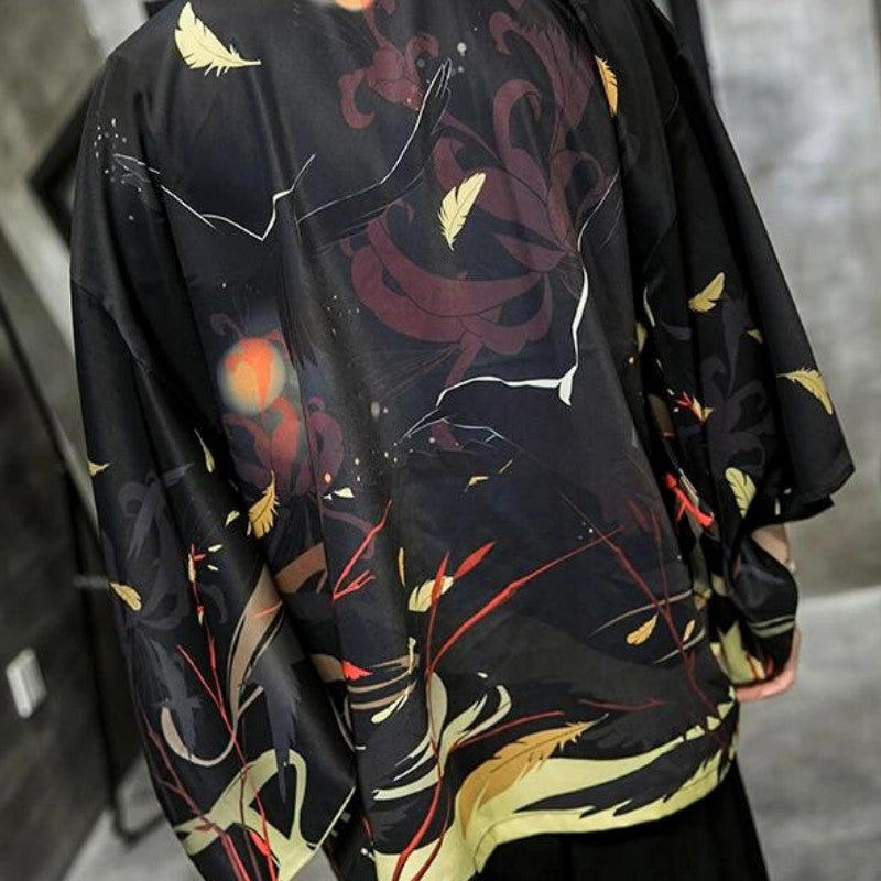 Mens Japanese Style Kimono 'Pentagon'