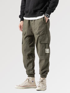 Mens Khaki Streetwear Pants 'Komagane'