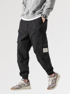 Mens Khaki Streetwear Pants 'Komagane'