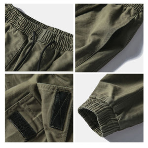 Mens Khaki Streetwear Pants 'Komagane'