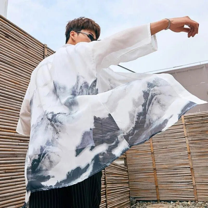 Mens Oversize Kimono Jacket 'Astro'