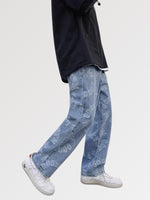 Load image into Gallery viewer, Mens Patterned Streetwear Jeans &#39;Unzen&#39;
