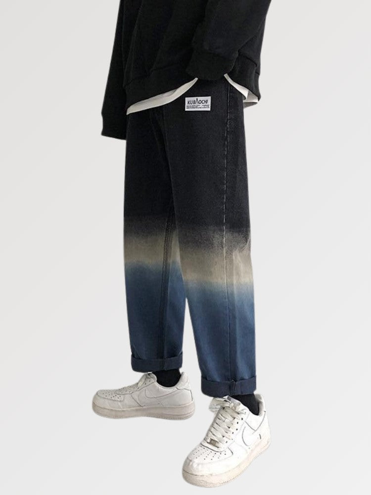 Mens Tie and Dye Jeans 'Suzaka'