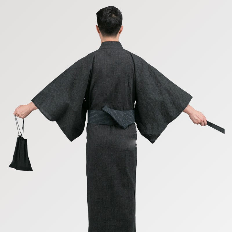 Mens Yukata Large Size 'Gassan'