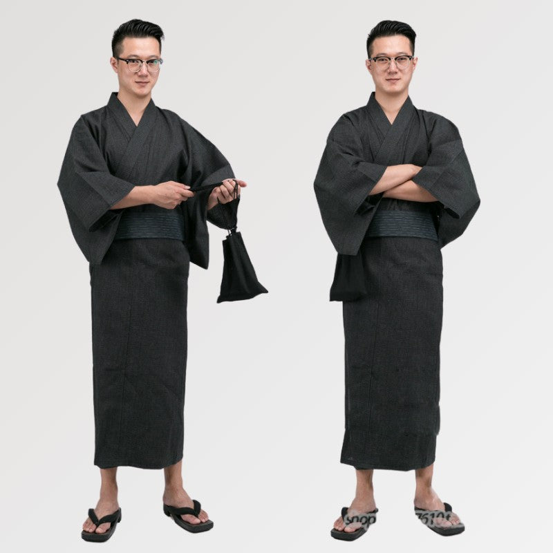 Mens Yukata Large Size 'Gassan'