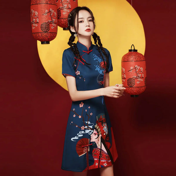 modern casual japanese dress Its deep blue shade Color:Yellow/black Long Black Evening Dresses Navy Blue Lace Elegant