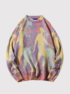 Multicolor Japanese Sweater 'Tashoku'