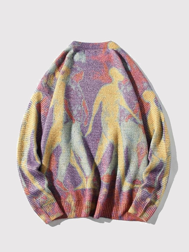 Multicolor Japanese Sweater 'Tashoku'