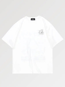 Oversized Shirt Japanese Script 'Yama'