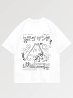 Load image into Gallery viewer, Oversized Shirt Japanese Script &#39;Yama&#39;
