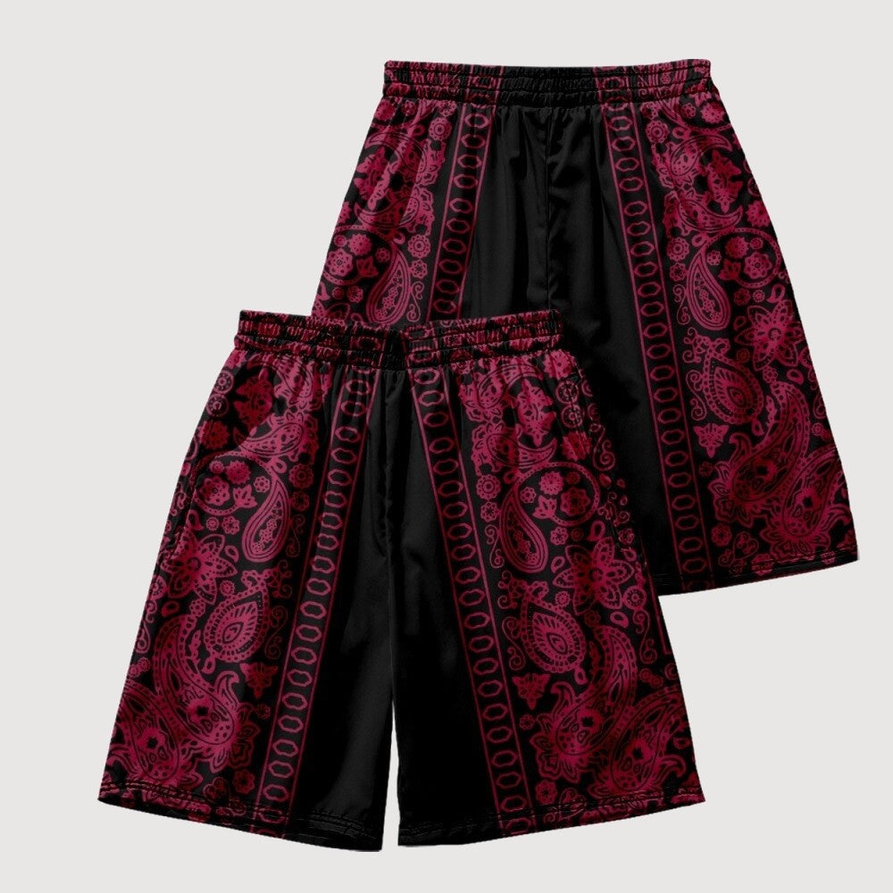 Paisley Pattern Shorts 'Bandana'