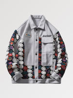 Load image into Gallery viewer, Patchwork Design Streetwear Jacket &#39;Goro&#39;
