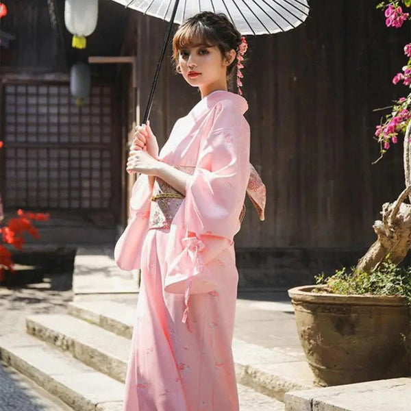Pink Floral Japanese Kimono | Tenko S Pink Floral Japanese Kimono | Tenko S