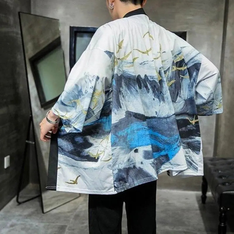 Printed Kimono Jacket 'Bangtan Boys'