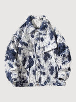 Load image into Gallery viewer, Printed Pattern Denim Jacket &#39;Ito&#39;
