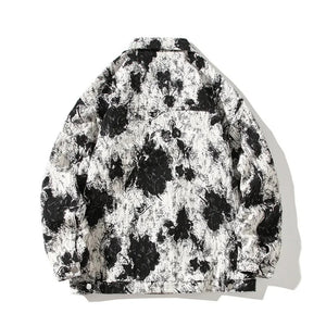 Printed Pattern Denim Jacket 'Ito'