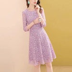 Load image into Gallery viewer, Purple Japanese Dress &#39;Baioretto&#39;
