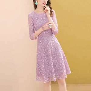 Purple Japanese Dress 'Baioretto'