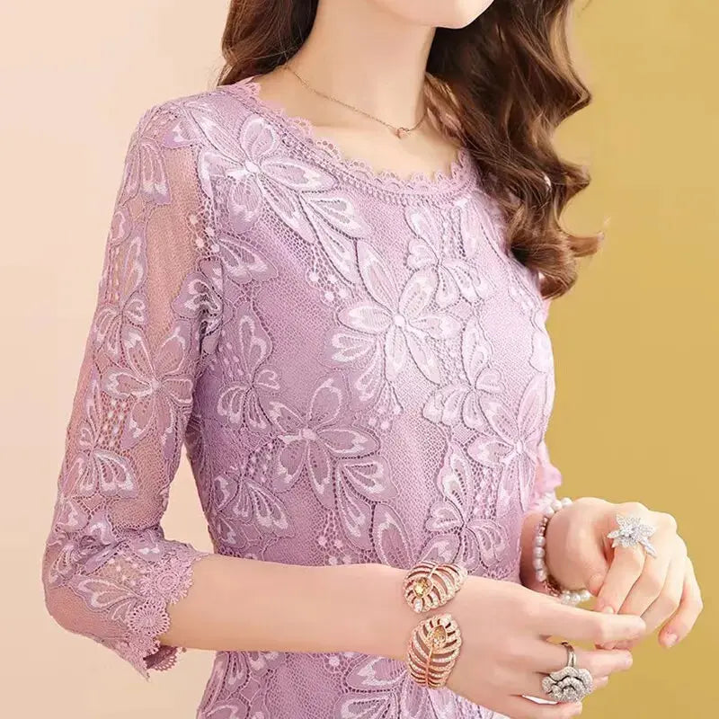 Purple Japanese Dress 'Baioretto'