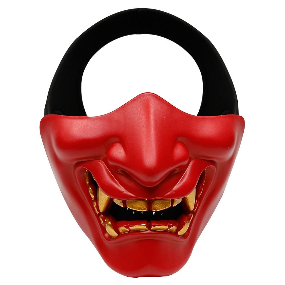 Red Japanese Demon Mask