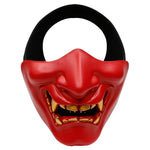 Load image into Gallery viewer, Red Japanese Demon Mask
