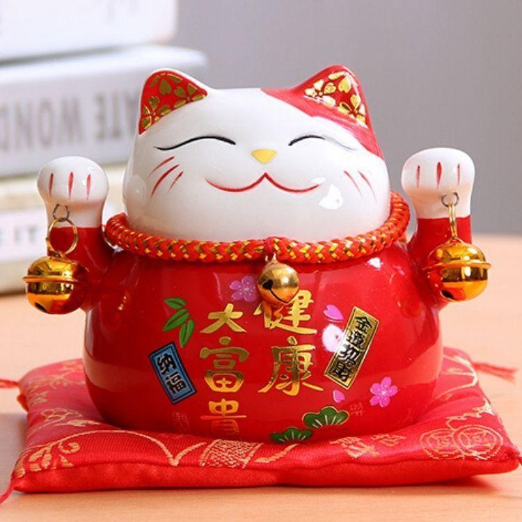 Red Maneki-Neko Money Box – My Japan Clothes