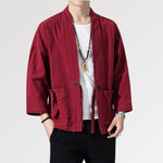 Load image into Gallery viewer, Red Men Kimono
