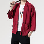 Load image into Gallery viewer, Red Men Kimono
