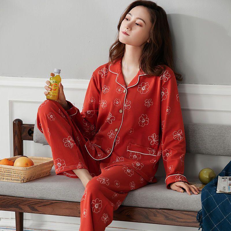 Red Silk Japanese Pajamas
