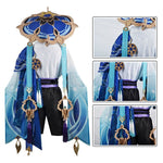 Load image into Gallery viewer, Scaramouche Blue Cosplay Genshin Impact
