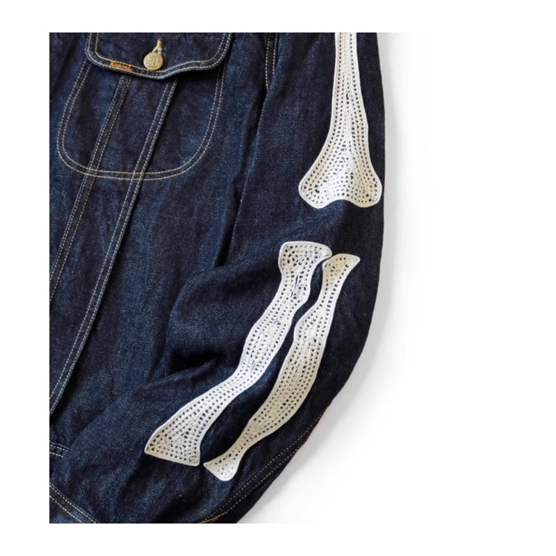 Skeleton Denim Jacket