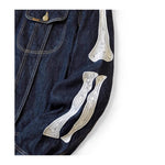 Load image into Gallery viewer, Skeleton Denim Jacket
