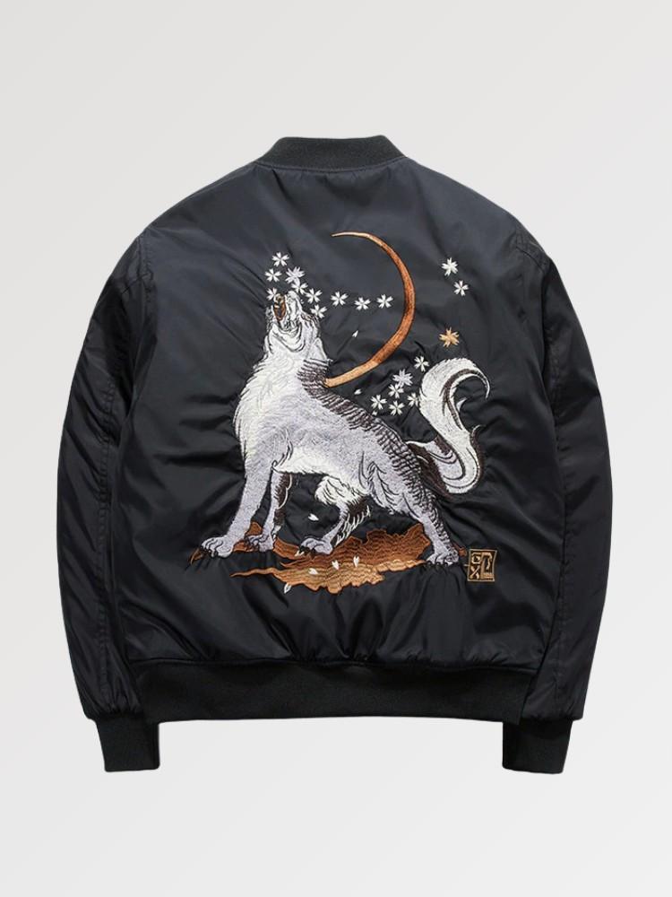 Souvenir Bomber Jacket 'Okami'