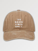 Load image into Gallery viewer, Streetwear Cap &#39;Good Vibes Only&#39;
