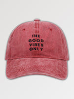 Load image into Gallery viewer, Streetwear Cap &#39;Good Vibes Only&#39;
