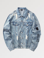 Load image into Gallery viewer, Streetwear Denim Jacket &#39;Oguri&#39;
