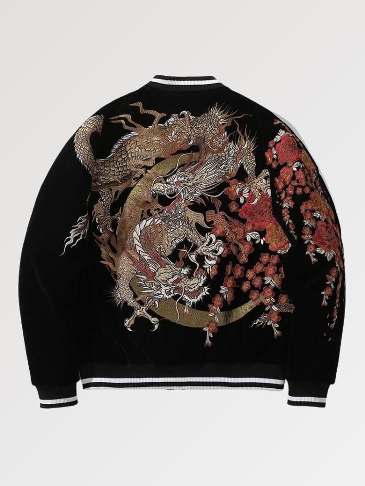 Sukajan Jacket Japanese Dragon 'Yamanashi'