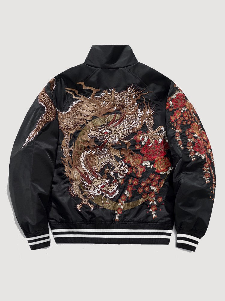 Sukajan Jacket Japanese Dragon 'Yamanashi' – My Japan Clothes