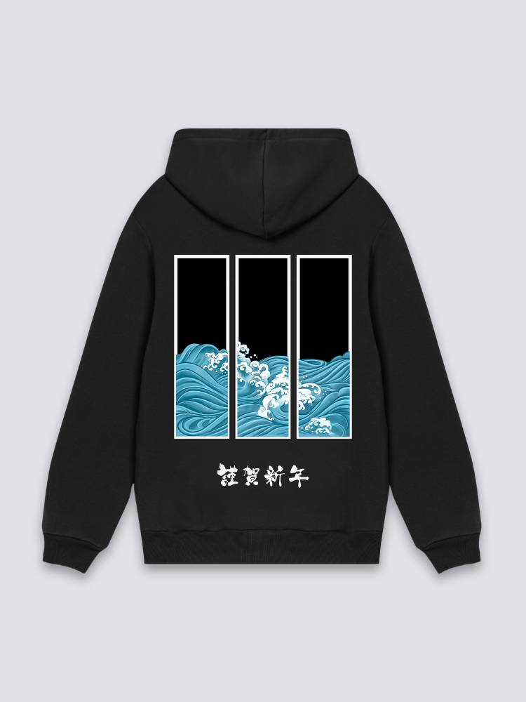 Japanese Kanagawa Wave Sweatshirt