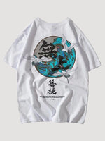 Load image into Gallery viewer, T-shirt Japanese Cranes &#39;Taiyo&#39;
