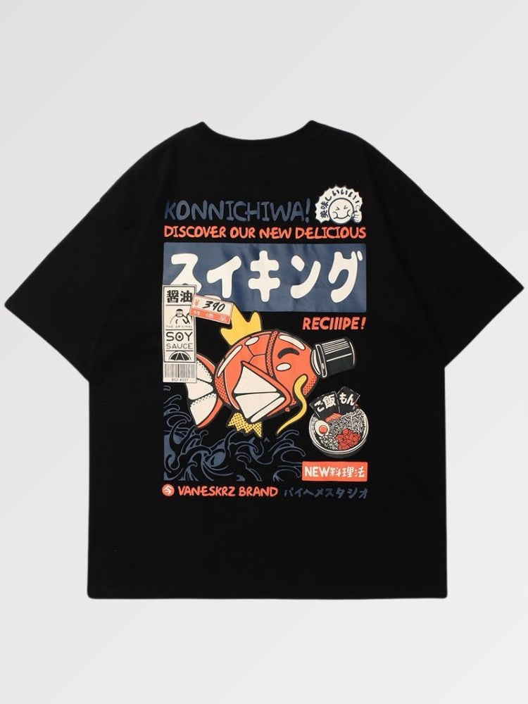 T-shirt Japanese Fish 'Kagaku'